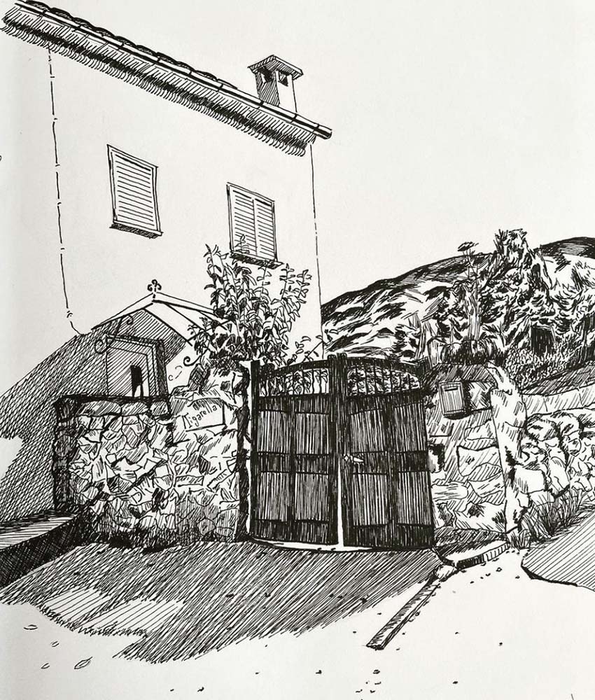 Paysage illustration jimi zio artiste
