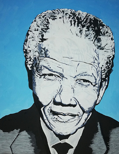 Nelson Mandela illustration portraits culture US