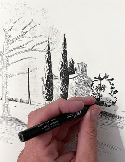 oeuvres techniques supports artiste illustrateur jimi zio